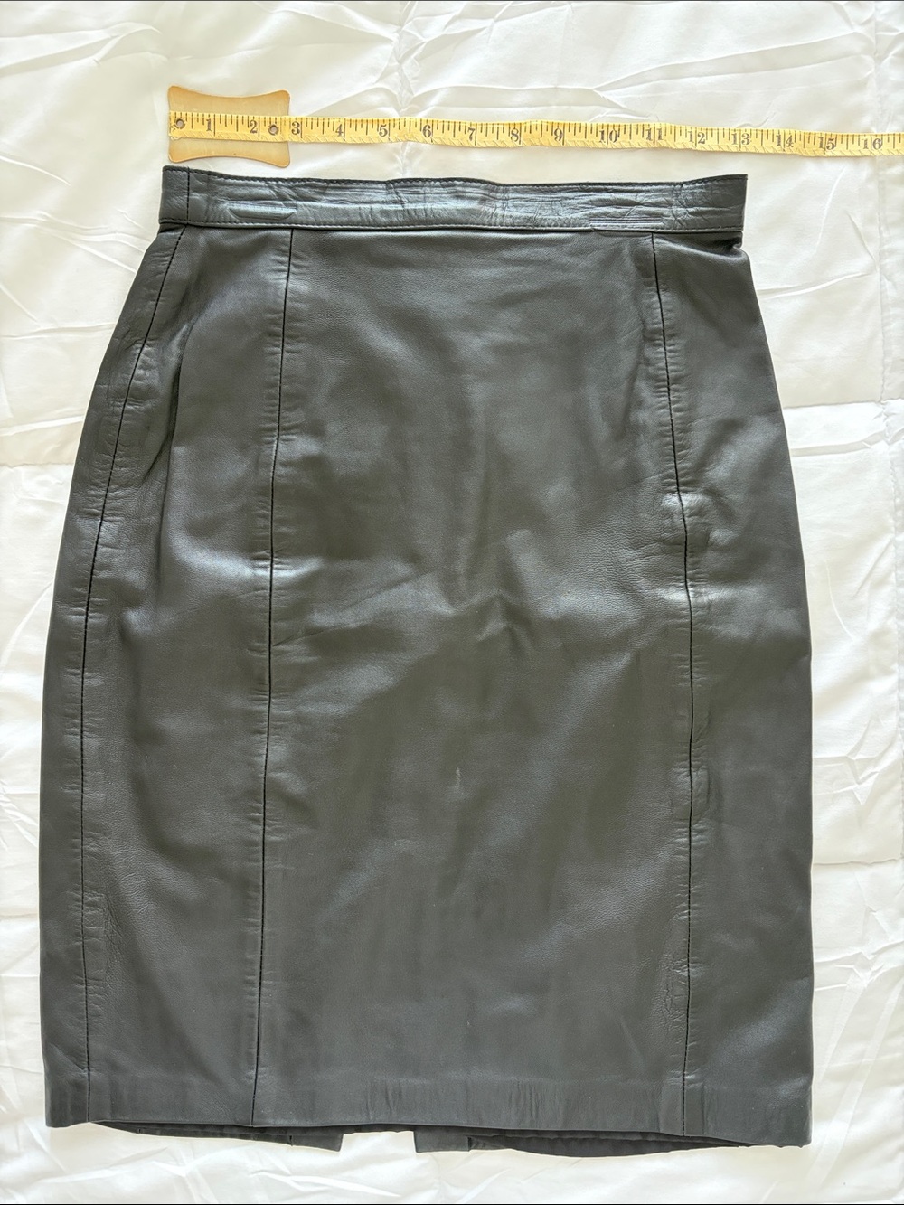 Leather skirt B.B.Dakota 5/6 juniors vtg 80s
Black lined